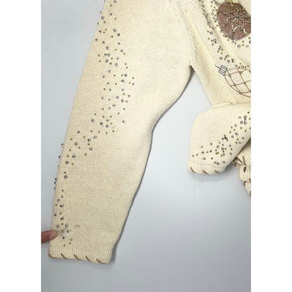 Vintage Designers Originals Studio Joy Ugly Sweater few stains Size L Pre-Owned - Picture 7 of 14